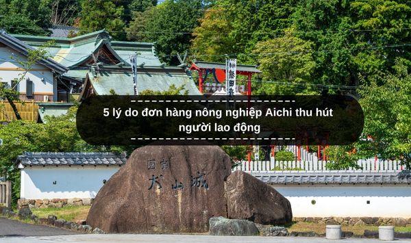 5 lý do đơn hàng nông nghiệp Aichi thu hút người lao động
